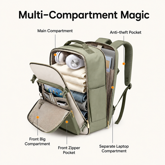 BLOMORE™ All-In-One Travel Backpack