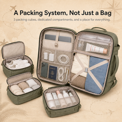 BLOMORE™ All-In-One Travel Backpack